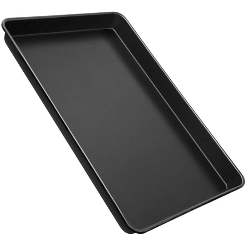 Schwarzes Rechteckiges 60 x 40 Antihaft-Backblech Aluminiumlegierung Pizzapfanne Keksen Brot Baking
