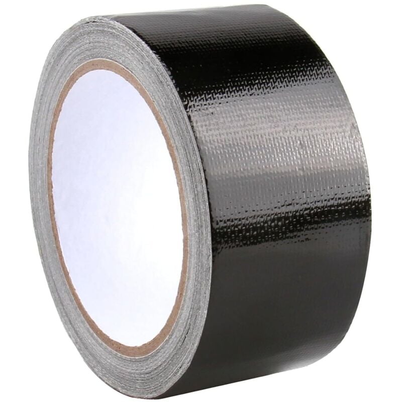 Schwarzes Zeltreparaturset, für Zelte, LKW- und Bootsplanen, Regenschirme und Markisen – Mehrzweck-, wasserfester und starker Klebstoff, 5 cm x 10 m