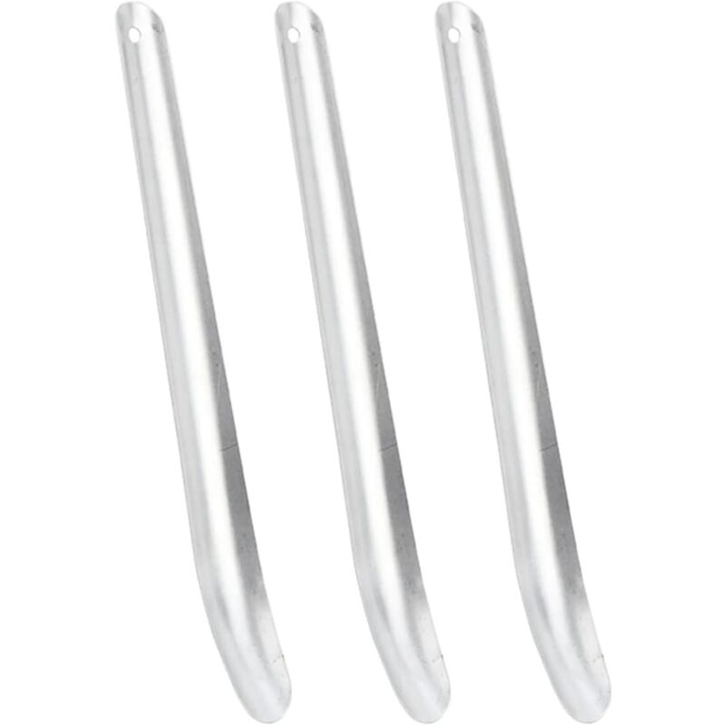Schweißmesser für Pferde 3 Stk. Silbern Aluminium Vidaxl