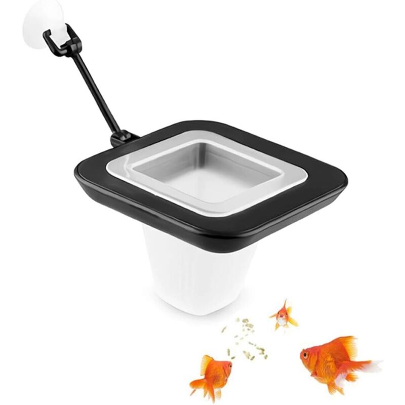 Schwimmender Futterring für Aquarien, Futterspenderring für Fische, geeignet für Flockenfutter und anderes schwimmendes Futter