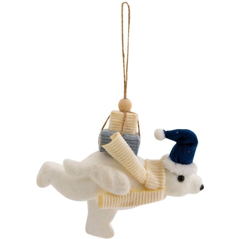 SDN PLF BÄR BL GESCHENKE 12CM - Feeric lights & christmas