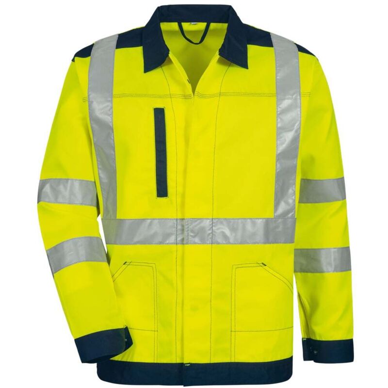 Gr .M (50/52) SEBNITZ WARNSCHUTZ-BUNDJACKE gelb SEBNITZ HIGH VISIBILITY JACK