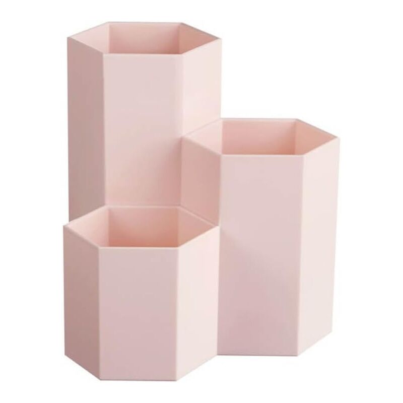 Alovez - Sechseckige Aufbewahrungsbox für Bleistifthalter aus Kunststoff für Bürobedarf von Studenten