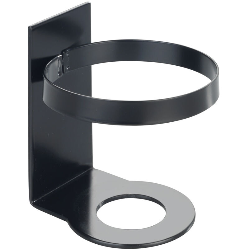 Wand Seifenspender Woya, Schwarz, Keramik-Seifenspender, 250 ml, Schwarz, Keramik schwarz, Kunststoff (abs) schwarz, pulverbeschichtetes Metall