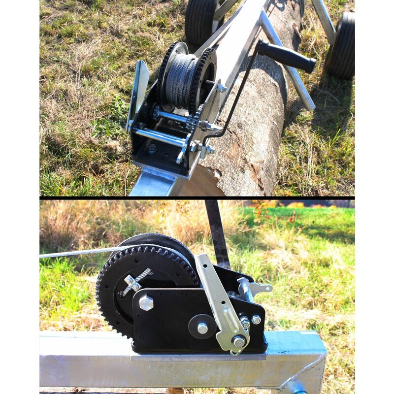 Dema - Seilwinde für Artikel 67997 Stammholzwagen mit 2 Rädern / Tragkraft 700 Kg