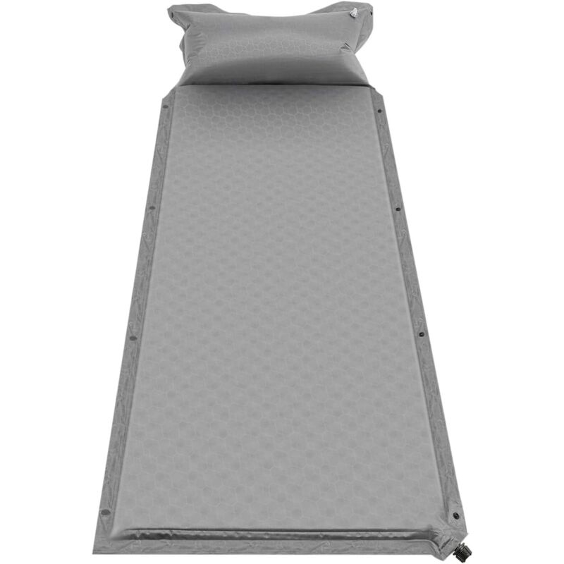 Selbstaufblasende Camping-Isomatte, ultraleichte Camping-Isomatte mit Kissen, tragbare wasserdichte Luftmatratze für Wandern, Outdoor-Aktivitäten,