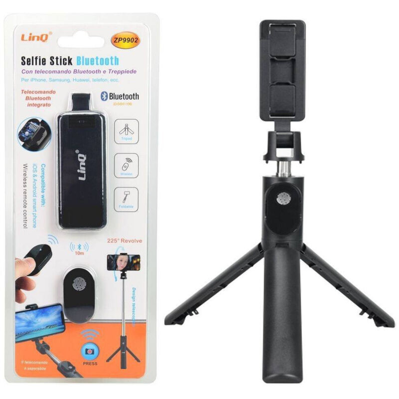 Trade Shop - SELFIE-STICK-UNTERSTÜTZUNG AUKTION JACK AUSZIEHBARER SELBSTAUSLÖSER BLUETOOTH-STICK ZP9902 -