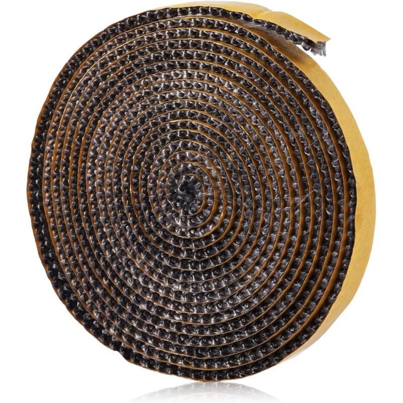 Selbstklebende Kaminfugen, 3 mm x 1 cm x 3 m Glasfaser-Dichtungsband Flachdichtung für Kaminöfen, Dichtung für Kamin-Insert für Kaminöfen