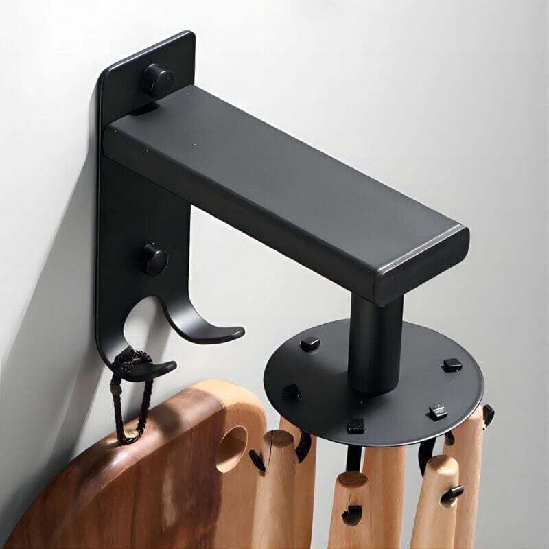 Selbstklebende, wandmontierte Küchenutensilienhalterung zum Aufhängen von Töpfen und Pfannen, Küchenhelfern, Pfannenwendern, Löffeln und mehr. Mit 6