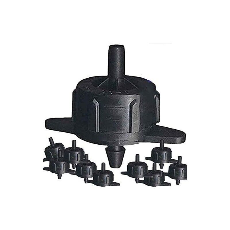 1000 Stück Autokompenserender Tropfer 4 Liter, Demontierbare Tropfköpfe für Bewässerung, Pflanzen, Töpfe, Mikroschläuche