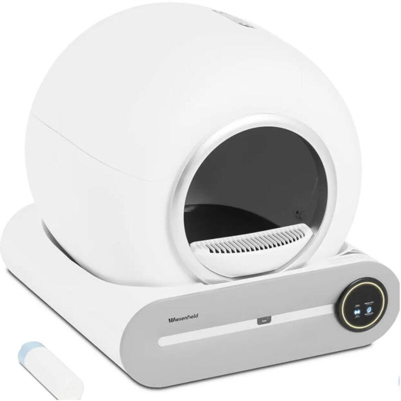 Wiesenfield - Selbstreinigendes Katzenklo App-Steuerung 65 l automatische Katzentoilette