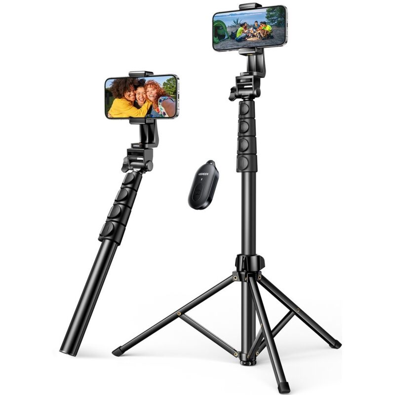 Ugreen selfie stick mit stander und bluetooth fernbedienung 18 m