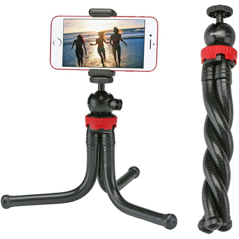 Selfie-Stick-Stativ flexibel - Schwarz