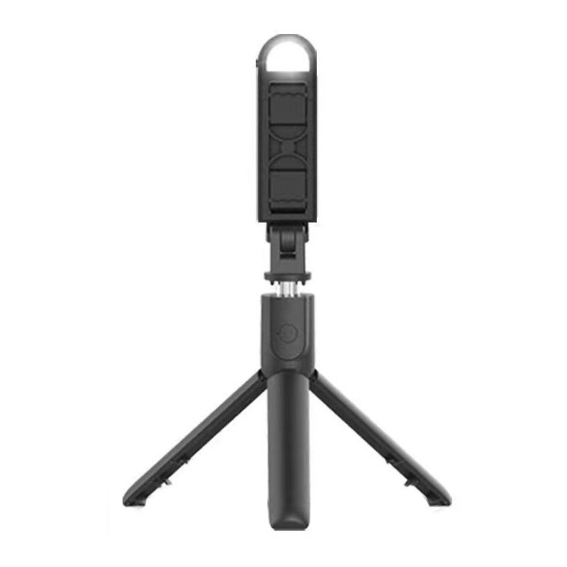 Jusch - Selfie-Stick/Stativ, ABS/Edelstahl, teleskopisch, 105 cm, schwarz