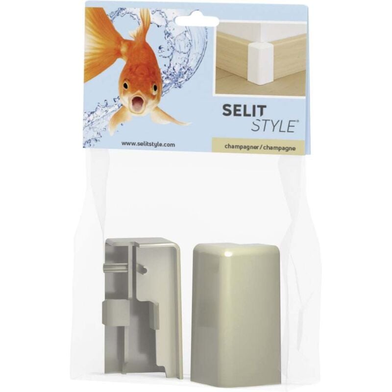 Style Außenecke champagner Höhe 50 mm Clips & Ecken - Selit