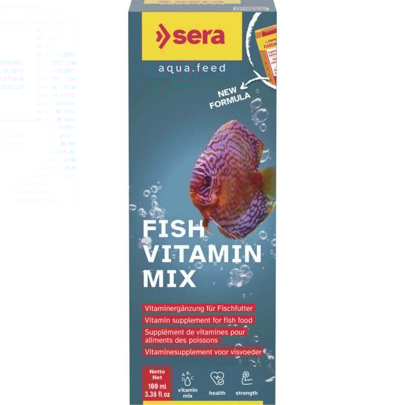 Sera Ergänzungsfutter für Aquariumfische Vitamin Mix 100 ml Nahrungsergänzungsmittel