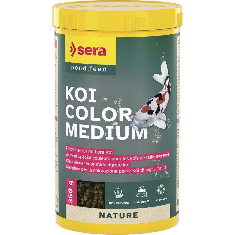 Sera Koifutter Color Medium für mittelgroße Koi 1 L Teichfutter