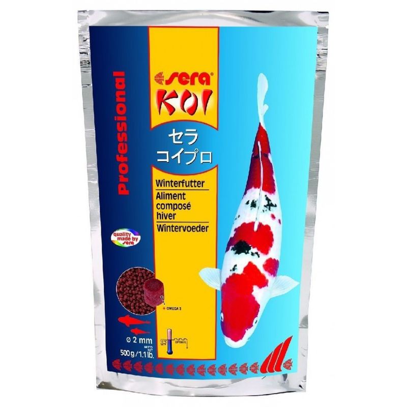 Sera - Prof. Koi Winter 500g Spezialfutter Teichfutter Fische Teich Sticks Kois