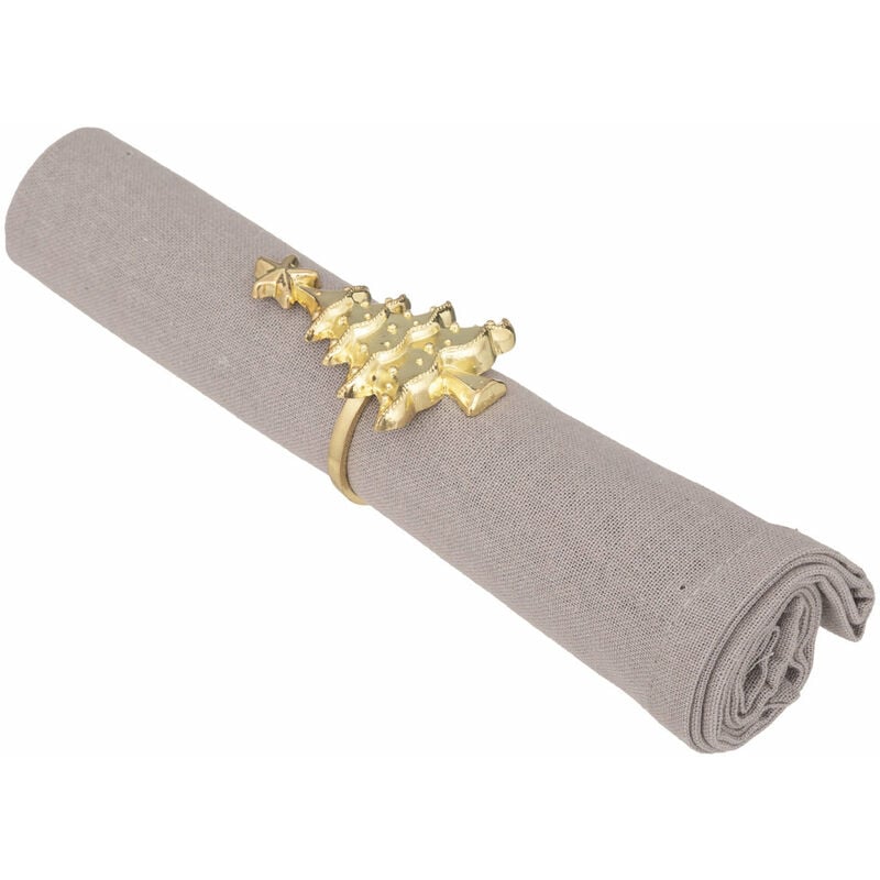 Serviettenringe mit Weihnachtsbaum-Motiv, 2er-Set