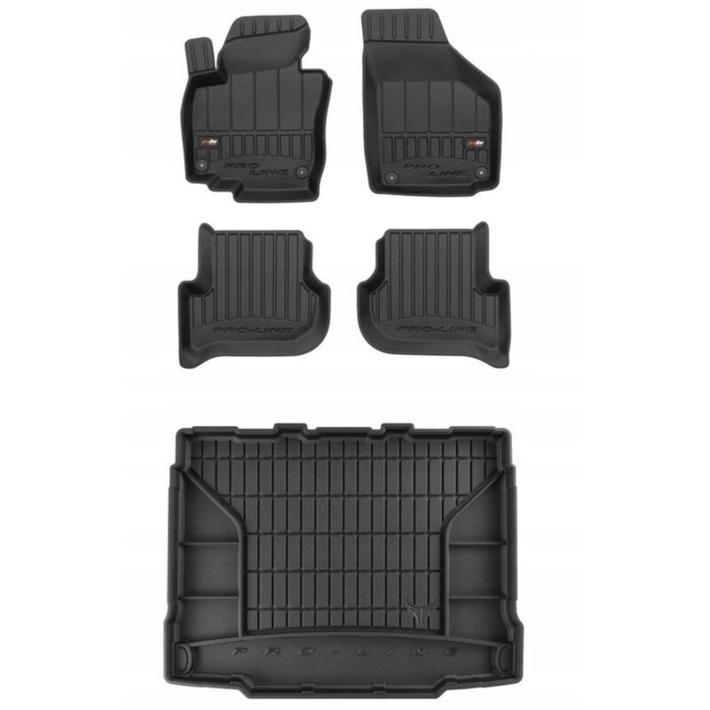 SET 3D Gummimatten Skoda Yeti 2009-2017