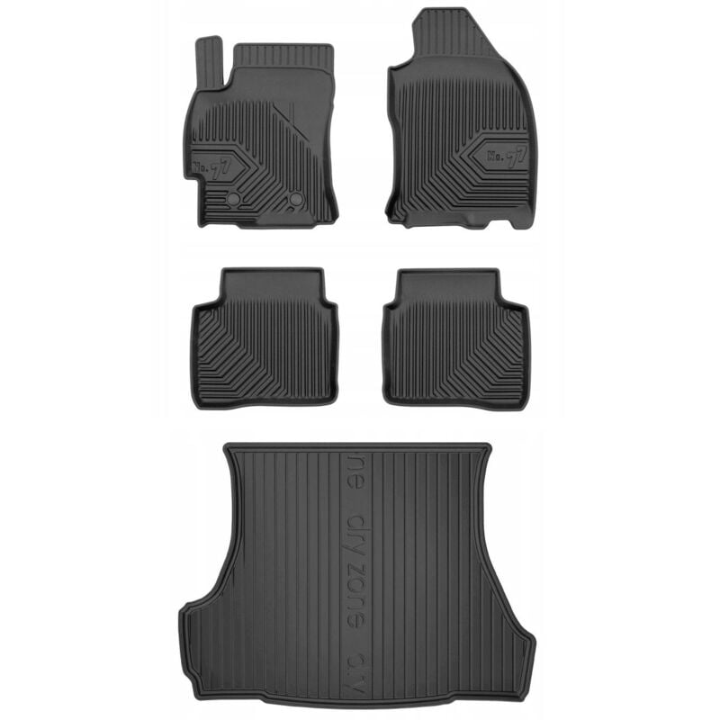 SET 77 Fußmatten und Matten Ford Mondeo Mk3 Liftback 2000-2007