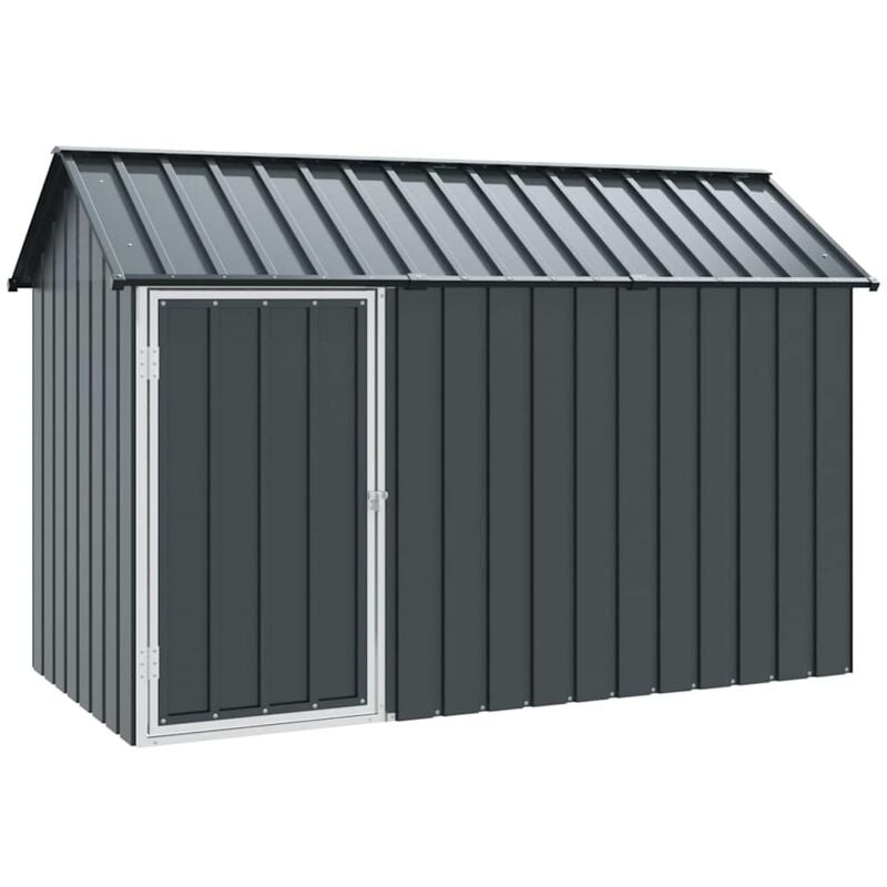 Vogelkäfig Anthrazit 215 x 112 x 141 cm Verzinkter Stahl vidaXL