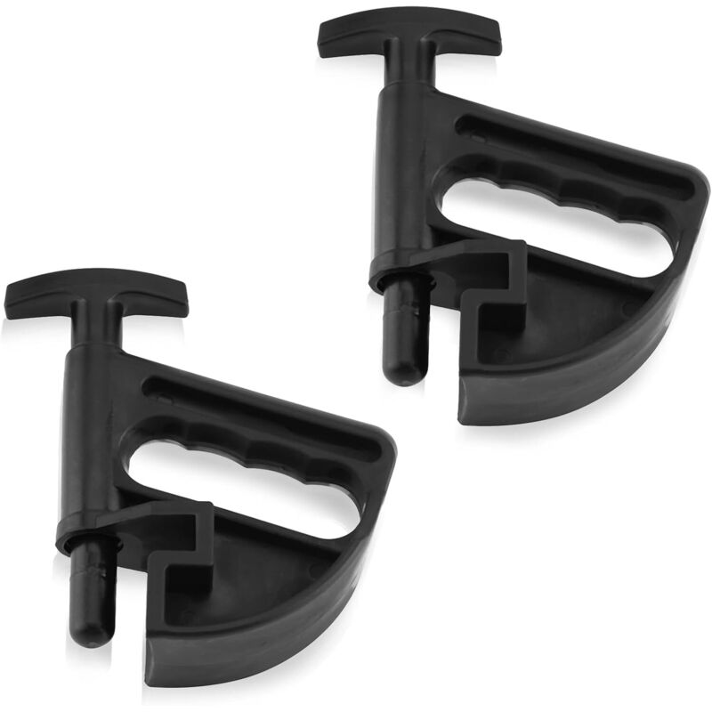 Set bestehend aus 2 Reifenhaltern, Reifenmontierhilfen, Reifenmontage-Hilfswerkzeug und Klemmzange für die meisten Felgen