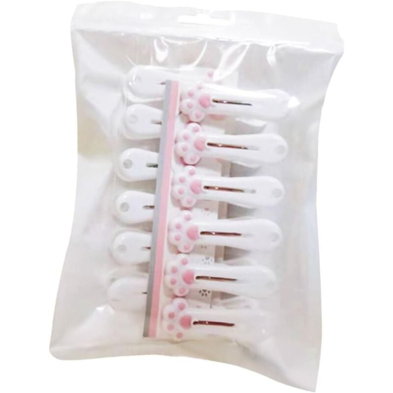 Set mit 12 Sockenklammern für Kleidung, Sockenhalter für Zuhause, windfeste Wäscheklammern zur Aufbewahrung und platzsparenden Aufbewahrung.