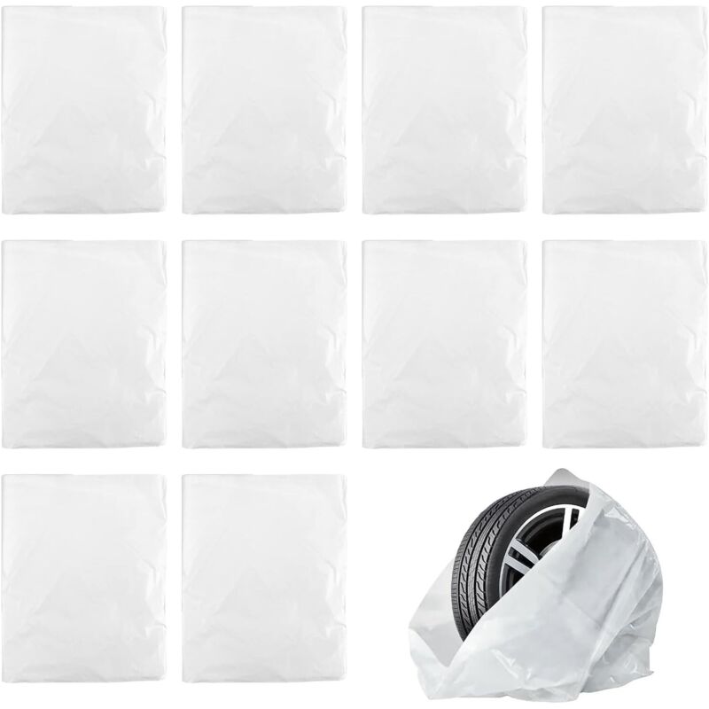 Set mit 12 wasserdichten Autoreifen-Taschen für Reifen bis zu 22 Zoll, Schutzhülle für Reifen bis zu 22 Zoll, staubdichte Reifenabdeckung (12)