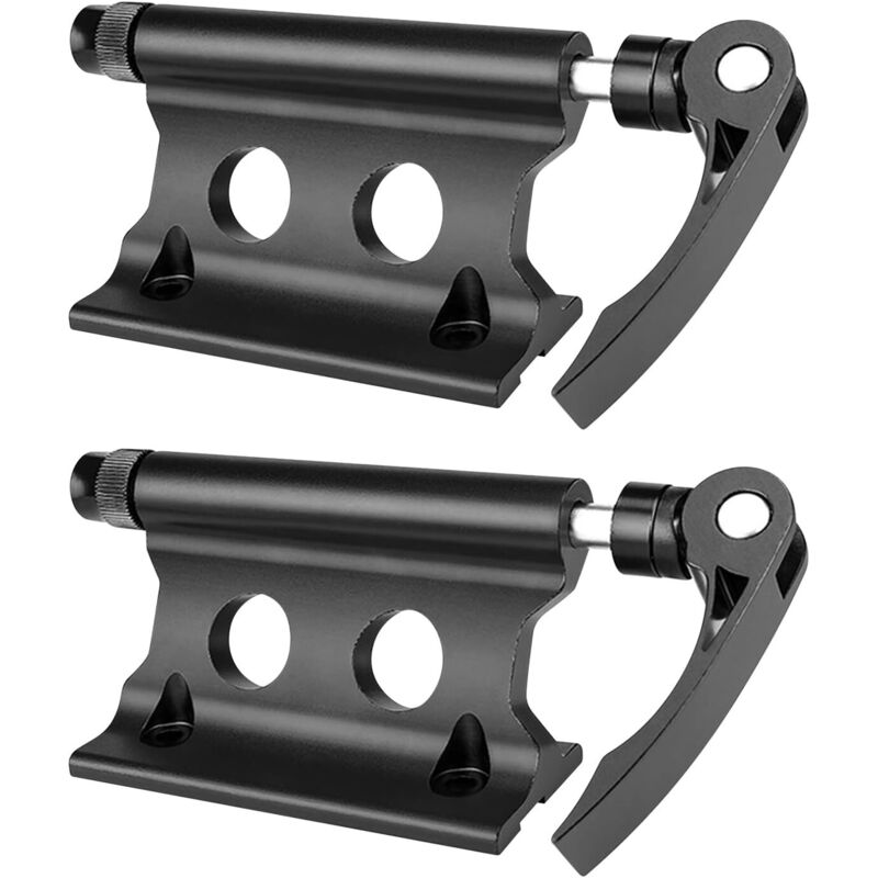 Set mit 2 Fahrradgabelstützen, Fahrradträger für Auto, Mountainbike, Rennrad, MTB, Vorderradgabelstütze aus Aluminiumlegierung, Vorderradgabelstütze