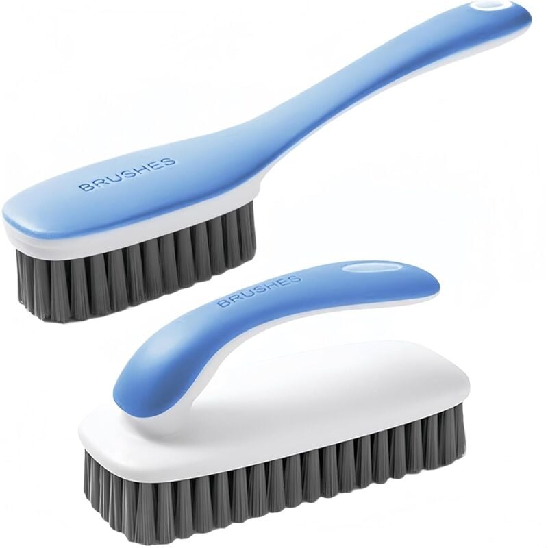 Set mit 2 Fleckenentfernungsbürsten für Textilien, Fleckenentferner, für Kleidung, weiche Borsten, für Teppiche, Kleidung, Taschen usw.