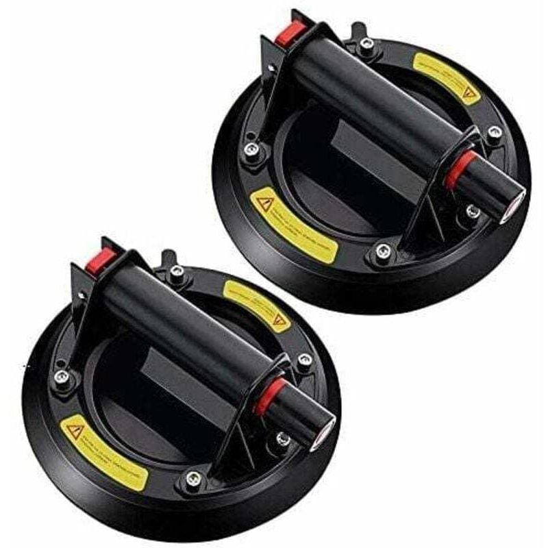 Set mit 2 professionellen Glassaugnäpfen, Vakuum-Glassaugnäpfe zum Transportieren und Bewegen von Glas, Fliesen, Glas, Erkerfenstern, Fliesen,