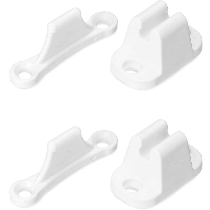 Set mit 2 Türstoppern für Wohnmobile und Wohnwagen, robuste Türstopper aus Kunststoff, Zubehör für Wohnwagen und Wohnmobile (Schrauben inklusive)