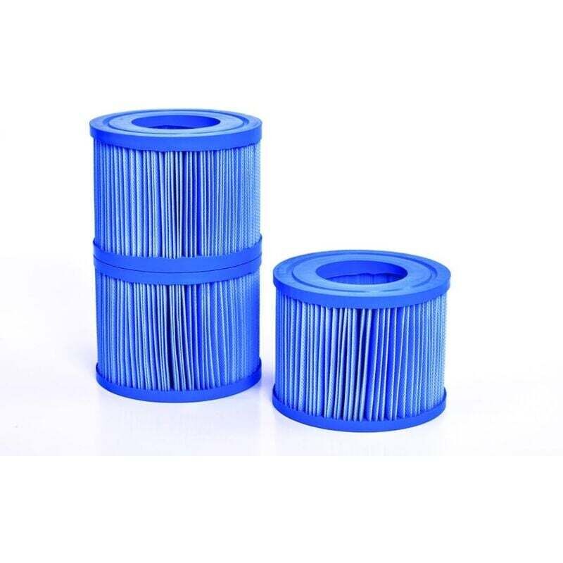 Set mit 3 aufblasbaren Spa-Filterkartuschen – zur Reinigung und Aufrechterhaltung der Spa-Wasserqualität – Kompatibel mit allen NETSPAs außer Vita
