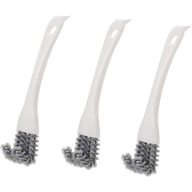 Set mit 3 Mehrzweck-Reinigungsbürsten für Grills, Herde, Spülbecken, schwer zugängliche Ecken, kleine Küchenreinigungsbürste