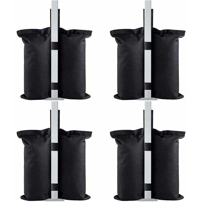 Set mit 4 beschwerten Sandsäcken in Industriequalität, Sandgewichte für Pavillons, Sandsäcke für Pavillons, Zelte und Terrassenschirme, Fußgewichte