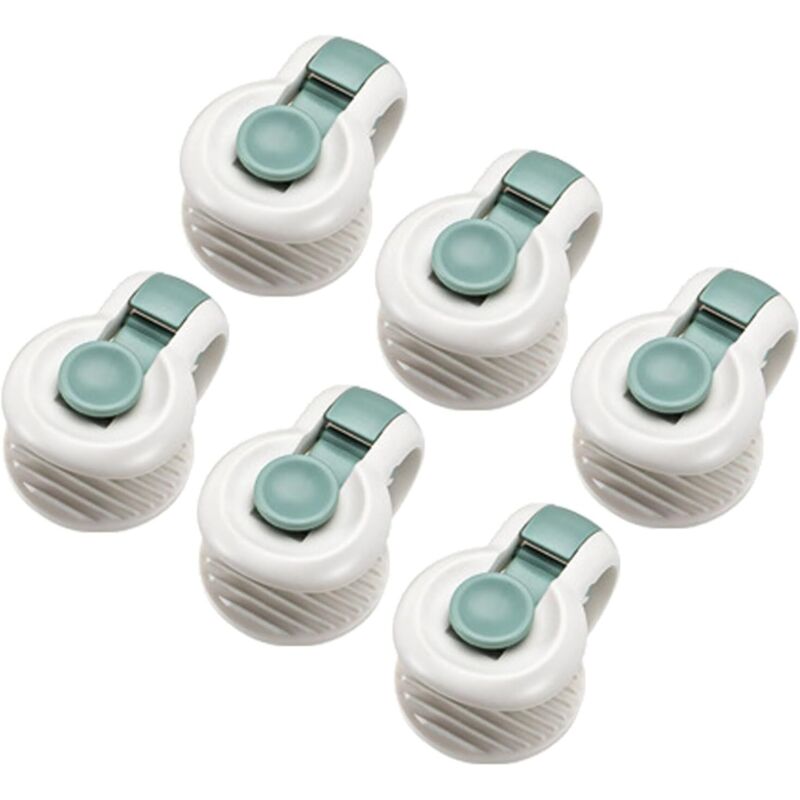 Set mit 6 Bettbezugclips für Bettlaken, ohne Nadeln, mit Anti-Verrutsch-Befestigung