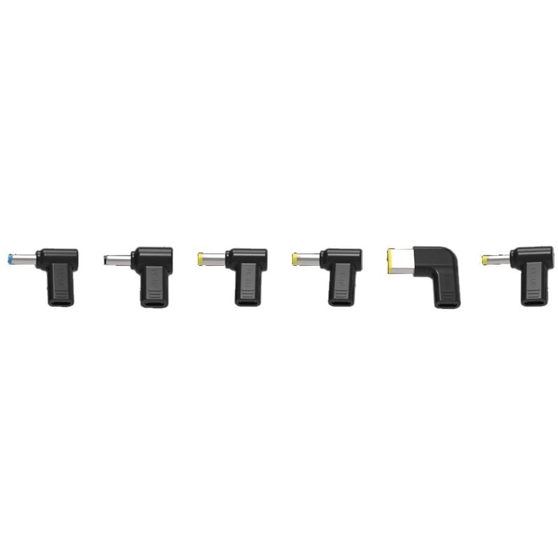 Hq Power - HQ-Power 6-teiliges Set von usb-c zu Laptop-Adaptersteckern für universelles Laden, geeignet für hp, dell, Acer, Lenovo und Asus Laptops
