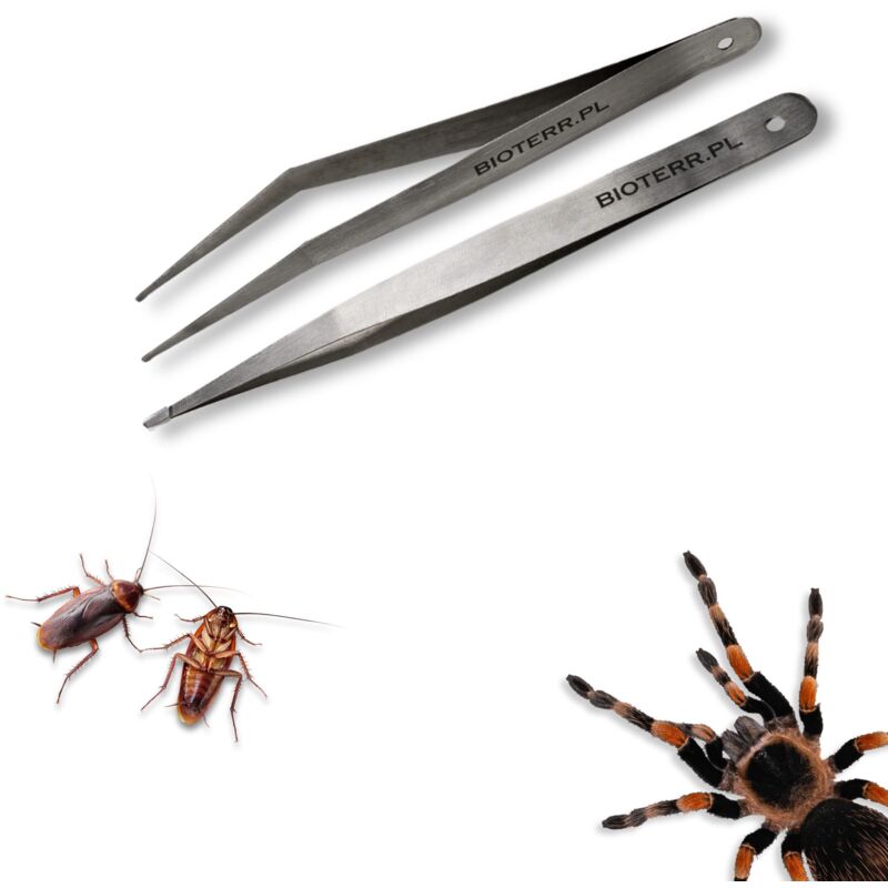 SET weiche Pinzette gerade + gebogen 12cm Bioterr