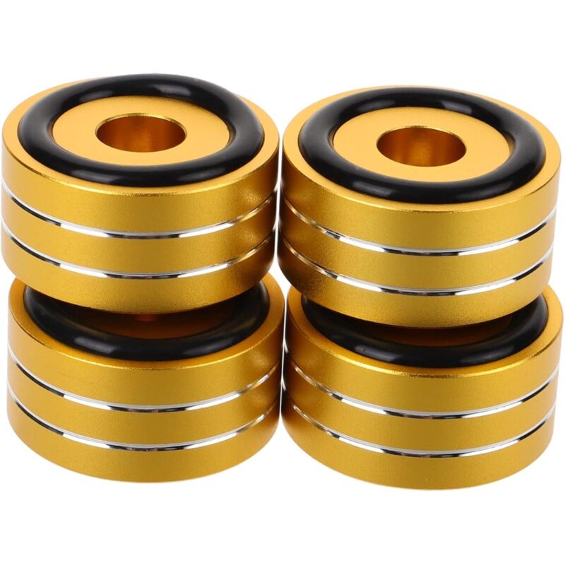 Sets rutschfeste Lautsprecher-Pads, Ringe, stabiler Schutz für Verstärker und Lautsprecher