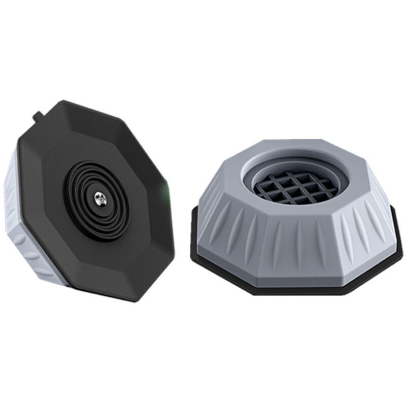 Shining House - 4 Stück Anti-Vibrations-Waschmaschinenmatte, Anti-Vibrations-Waschmaschinen-Pad, geeignet für Waschmaschinen und Wäschetrockner, 9,5