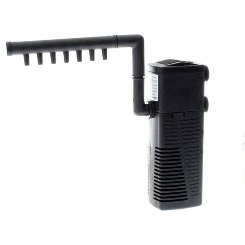 Shining House - Aquarium-Innenfilter, 8 w, 600 l/h, Aquarium-Innenfilter, 80 Liter, Aquarium-Pumpenfilter für kleine Becken, Kaltwasser- oder