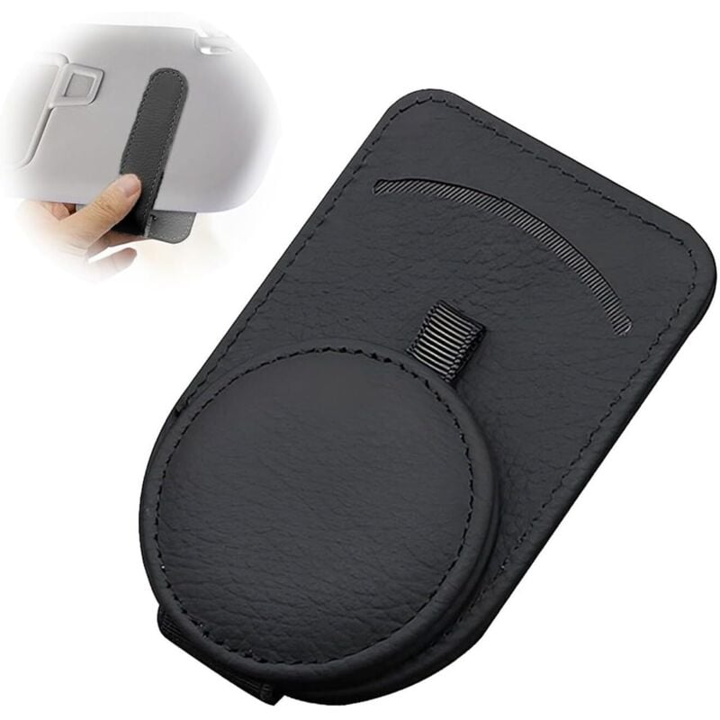 Auto-Brillenhalter, Auto-Visier-Brillenhalter, Clip, Sonnenbrillenhalter, Auto-Brillenaufhänger für Sonnenblende, Auto-Innenraum, universelles