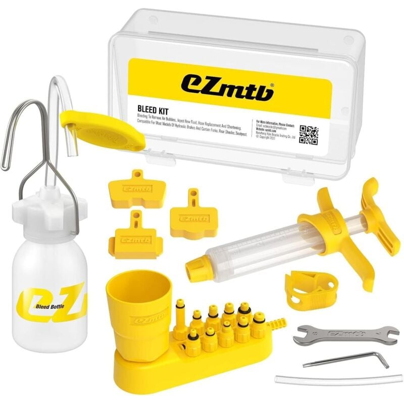 Shining House - Bremsen-Entlüftungsset, hydraulische Bremse für mtb, Bremsflüssigkeits-Entlüfter, Ölspritze, professionelle Fahrradwerkzeuge für