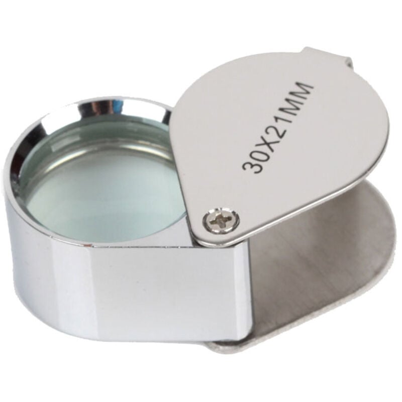 Shining House - Juwelierlupe, Juwelierlupe mit Etui, für wissenschaftliche Bücher, Lesen, Zeitungen, Insekten, Hobbys, Beobachtung