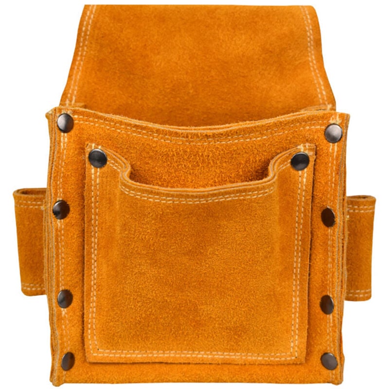 Ledertasche, Werkzeug-Organizer-Tasche für Schreiner, Elektriker, Organizer, dicke Tasche, Werkzeugtasche, Bohrer-Holster für Heimwerker,