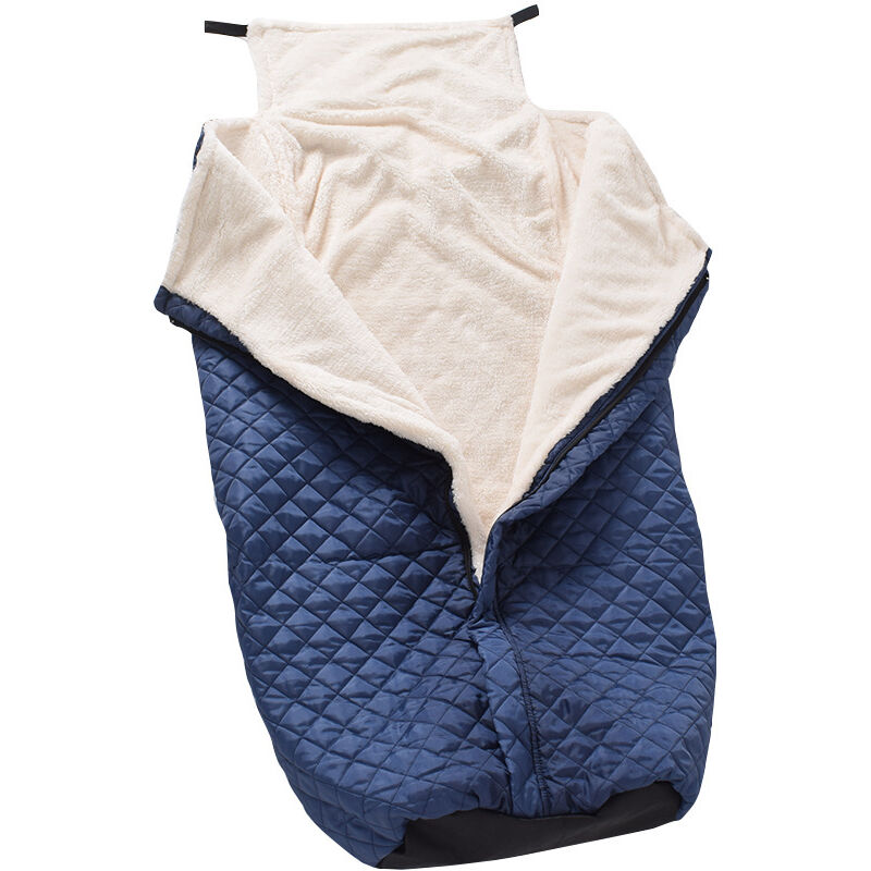 Shining House - Rollstuhldecke, verdickter, warmer Rollstuhl-Fleece-Wickelbezug, Zubehör für ältere Patienten