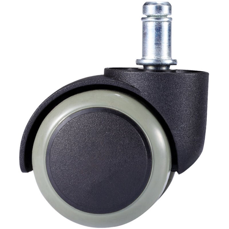 Shining House - Set mit 5 Rollen für Bürostuhl – Größe: 11 x 50 mm – Rollen für Bürostuhl geeignet für harte Böden – 360° drehbar