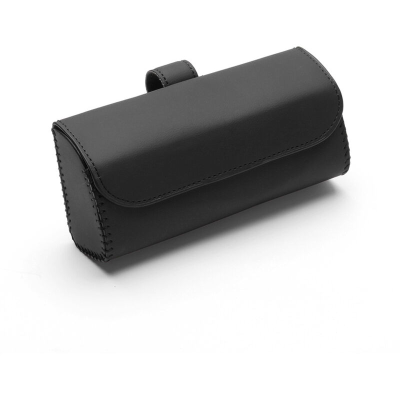 Sonnenbrillen-Aufbewahrungsbox und Clip-Brillenhalter für Auto-Sonnenblende, Leder-Aufbewahrungsetui, Sonnenbrillenhalter mit Clip für - Shining House