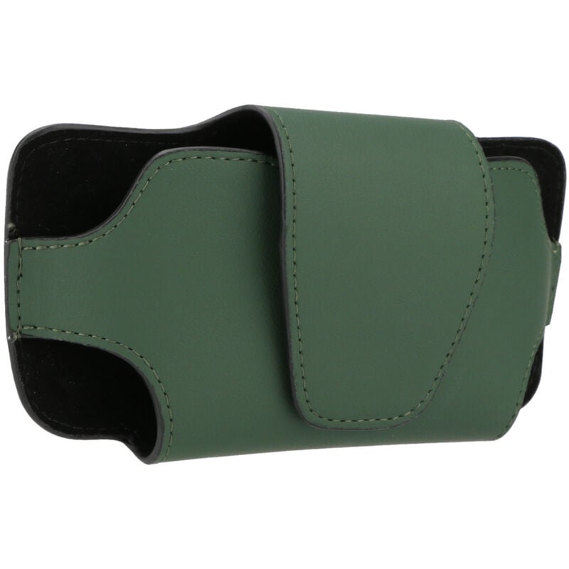 Sonnenbrillen-Aufbewahrungsbox und Clip-Brillenhalter für Auto-Sonnenblende, Sonnenbrillenhalter, Leder-Aufbewahrungsetui (Armeegrün) - Shining House